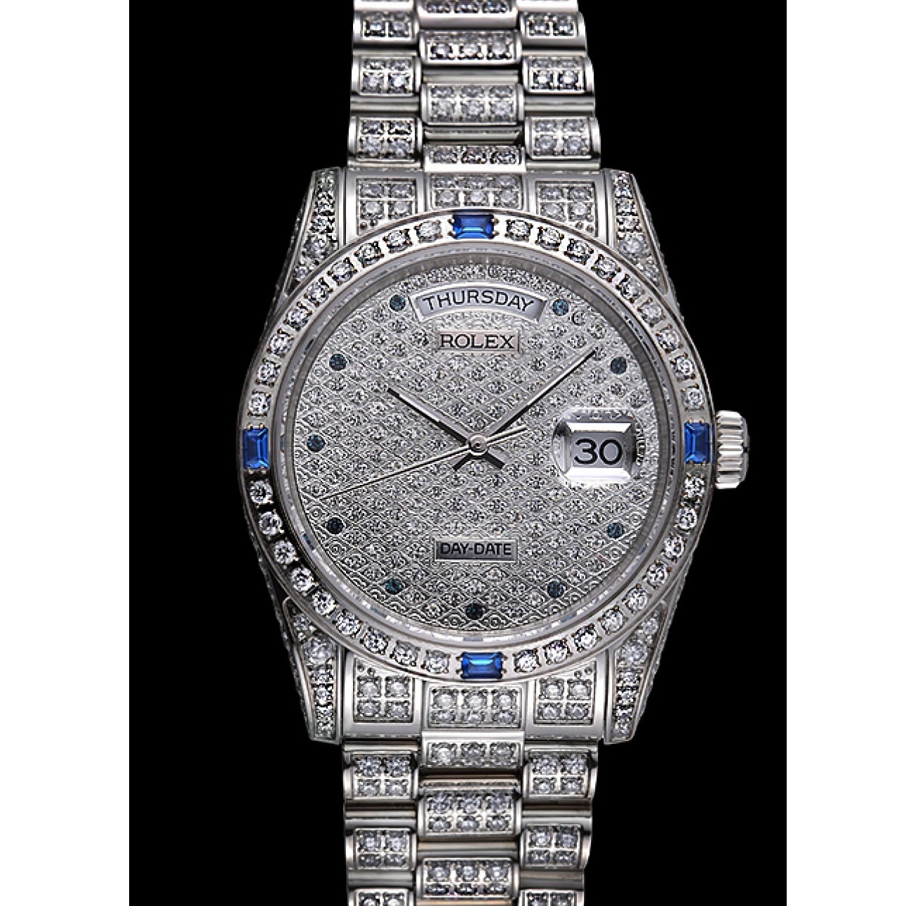 Aaa replica watch Rolex 621613 Swiss Diamonds-srl183 Day-Date 0626